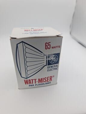 75PAR/FL/65WM 65W 130V Clear Floodlight Non-LED LIGHT BULB Lamp Miser GE 12805GE